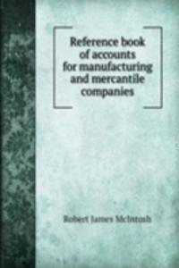 REFERENCE BOOK OF ACCOUNTS FOR MANUFACT