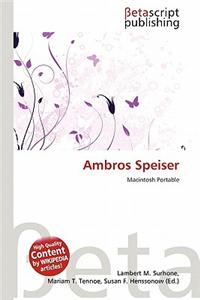 Ambros Speiser