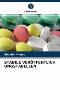 Stabile Veröffentlich Ungstabellen