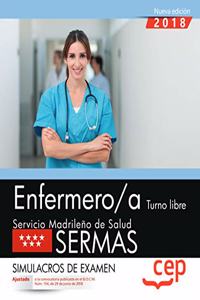 Enfermero/a. Turno libre. Servicio Madrileno de Salud (SERMAS). Simulacros de examen