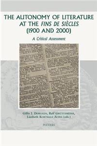 The Autonomy of Literature at the 