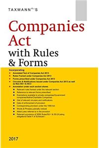 Companies Act with Rules & Forms (January 2017 Edition)