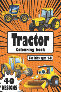 Tractor coloring book