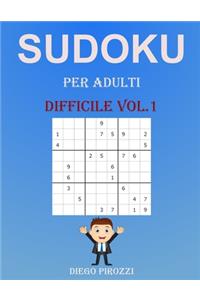 Sudoku Per Adulti Difficile Vol.1