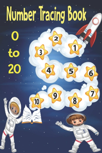 Number tracing book 0 to 20