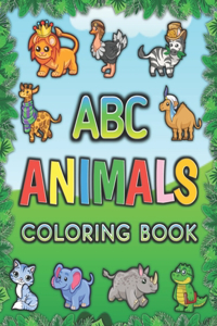 ABC Animals Coloring Book