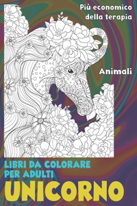 Libri da colorare per adulti - Più economico della terapia - Animali - Unicorno
