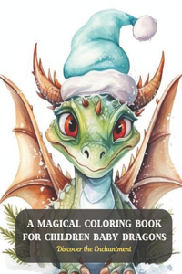 Magical Coloring Book for Children Baby Dragons