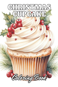 Christmas Cupcake Coloring Book