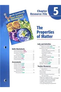 North Carolina Holt Science & Technology Chapter 5 Resource File: The Properties of Matter