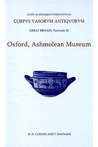 Corpus Vasorum Antiquorum, Great Britain Fascicule 24, Oxford Ashmolean Museum, Fascicule 4
