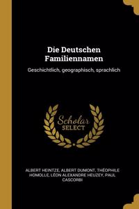 Deutschen Familiennamen