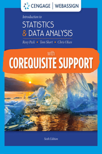 Webassign with Corequisite Support for Peck/Olsen/Short, Introduction to Statistics and Data Analysis, Single-Term Printed Access Card
