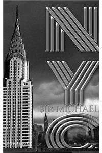 Iconic Chrysler Building New York City Sir Michael Huhn Artist Drawing Journal