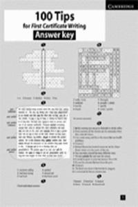 100 Tips for First Certificate Writing Booklet Answer Key (Greek Edition)