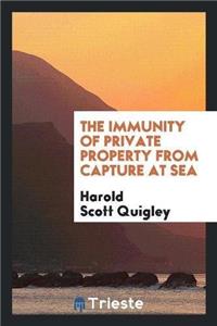 Immunity of Private Property from Capture at Sea
