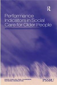 Performance Indicators in Social Care for Older People