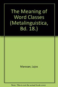 Meaning of Word Classes