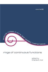 Rings of Continuous Functions