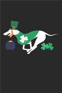 Whippet Notebook - St. Patricks's Day Gift for Whippet Lovers - Whippet Journal
