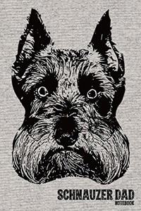Schnauzer Dad Notebook