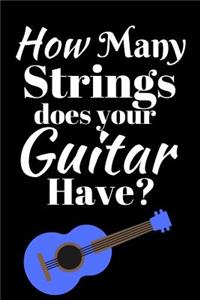 How Many Strings Does Your Guitar Have?