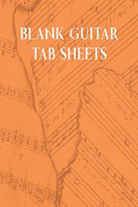 Blank Guitar Tab Sheets