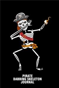 Pirate Dabbing Skeleton Journal
