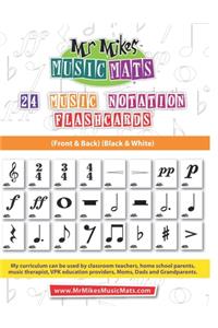 24 Notation Signs Black & White