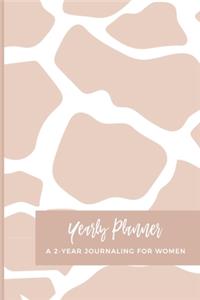 Yearly Planner A 2-Year Journaling For Women