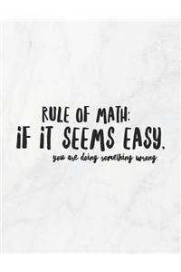 Rule Of Math