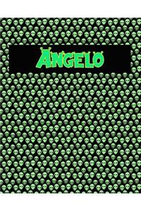 120 Page Handwriting Practice Book with Green Alien Cover Angelo