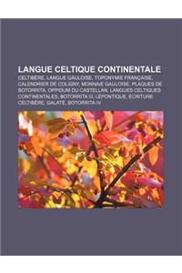 Langue Celtique Continentale