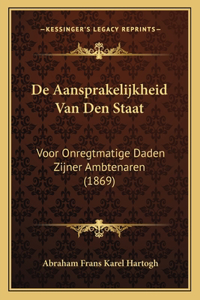 De Aansprakelijkheid Van Den Staat