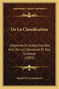 De La Classification