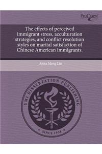 The Effects of Perceived Immigrant Stress