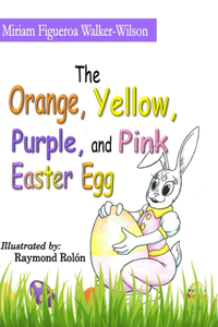 Orange, Yellow, Pink and Purple Easter Egg