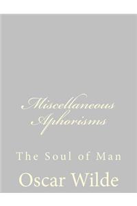 Miscellaneous Aphorisms