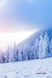 Journal Daily: Sun on Snow Mountain, Lined Blank Journal Book, 6 X 9, 200 Pages