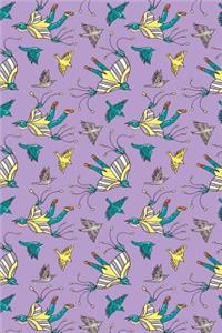 Journal: Flying (Purple) 6x9 - Lined Journal - Writing Journal with Blank Lined Pages