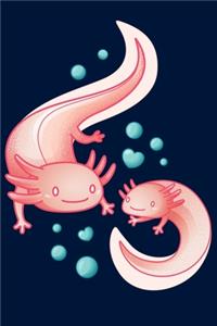 Notebook Happy Axolotl Couple