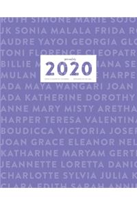 2020 Weekly & Monthly View Planner