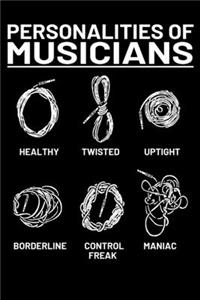Personalities of Musicians - Notebook
