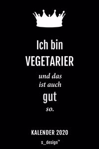 Kalender 2020 für Vegetarier