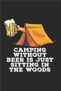 Bier Camping Notizbuch