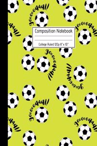 Composition Notebook College Ruled 120p 8