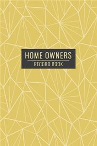 Home Owners Record Book