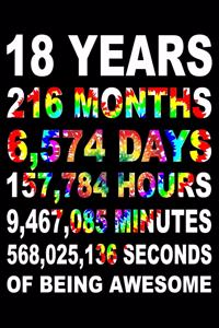 18 Years Of Being Awesome