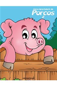 Livro para Colorir de Porcos 2