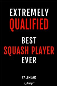 Calendar for Squash Players / Squash Player